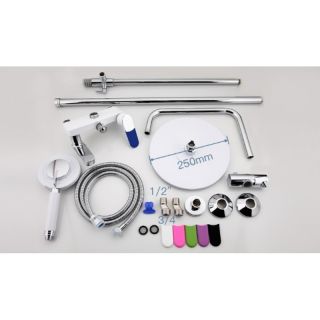 Душевая стойка Frap F2434 хром белый